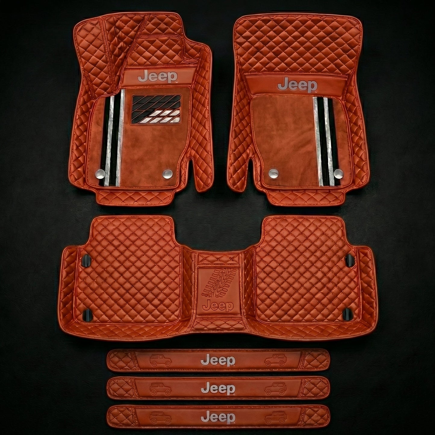 Set di tappetini auto premium, finitura in pelle – pulizia ed eleganza ogni giorno