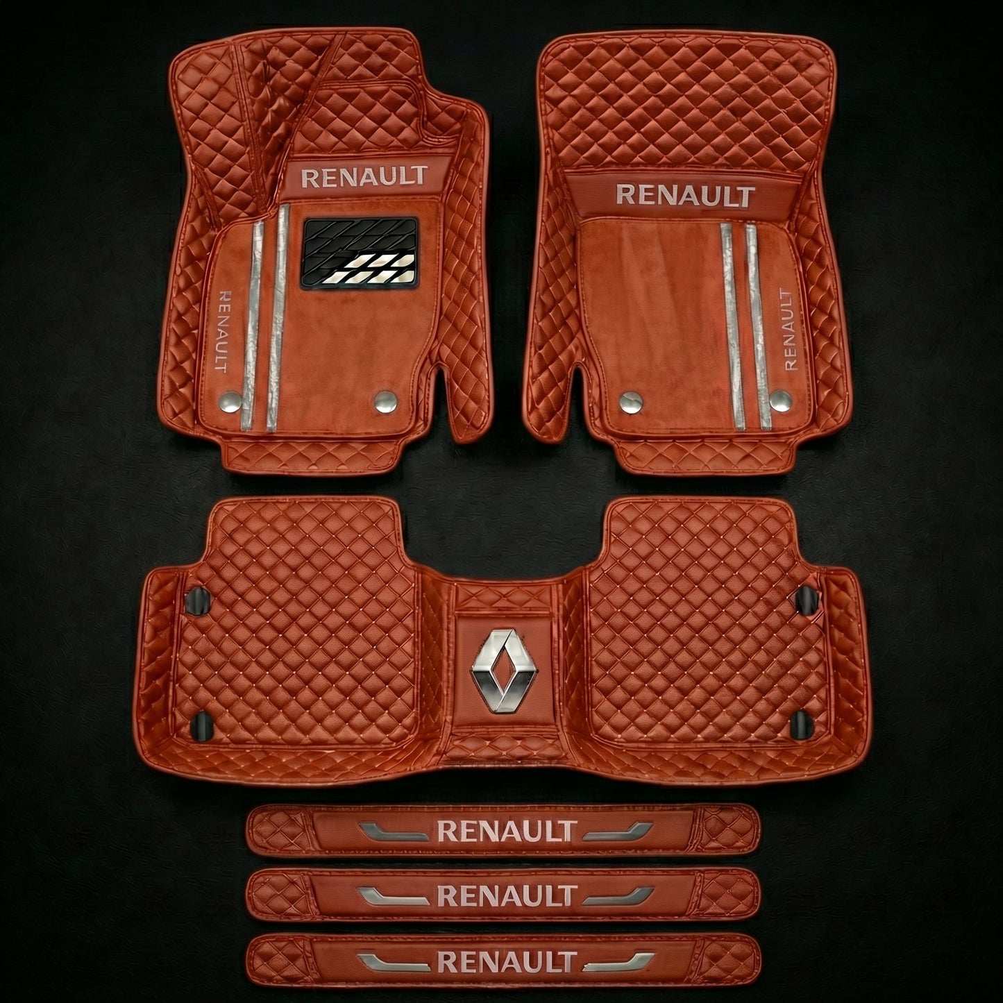 Set di tappetini auto premium, finitura in pelle – pulizia ed eleganza ogni giorno