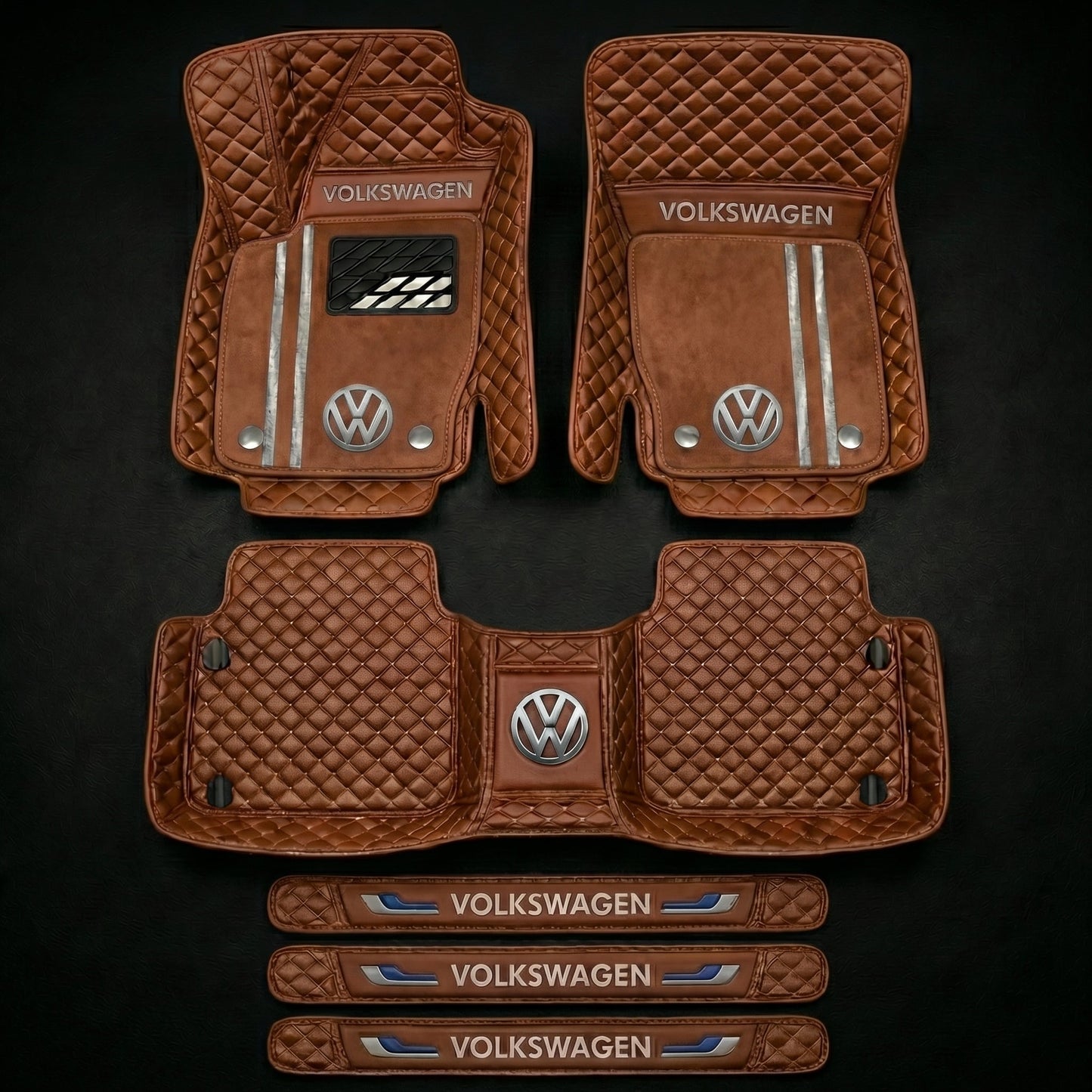 Set di tappetini auto premium, finitura in pelle – pulizia ed eleganza ogni giorno