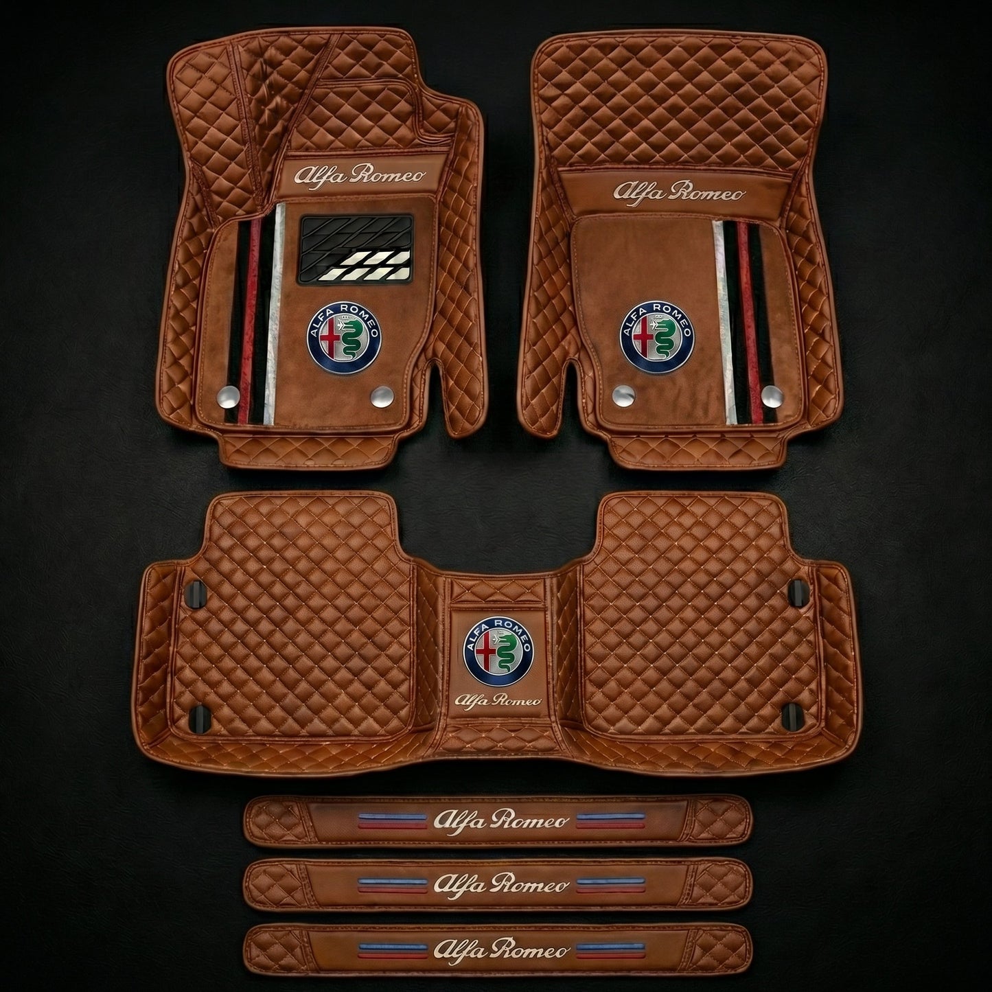 Set di tappetini auto premium, finitura in pelle – pulizia ed eleganza ogni giorno