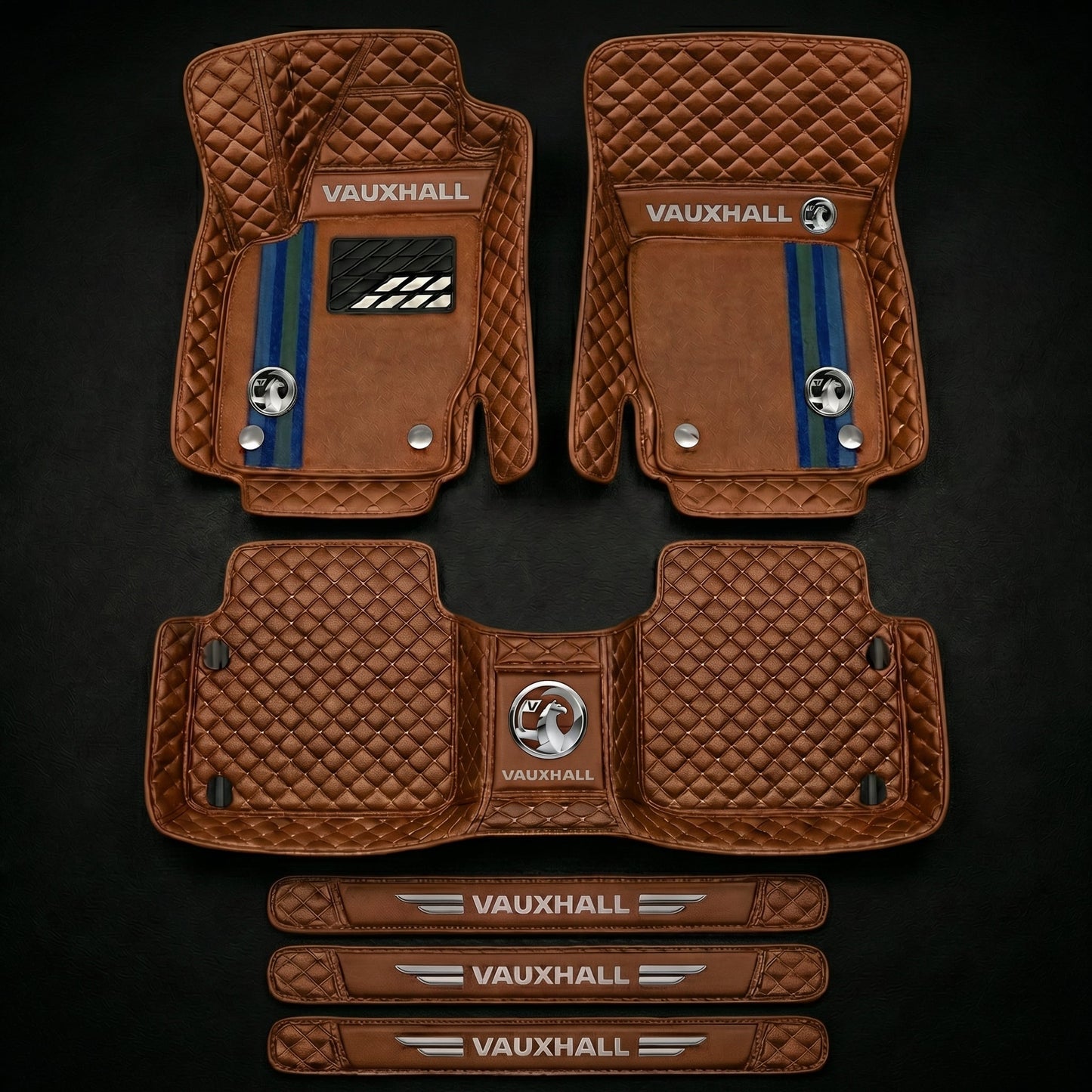 Set di tappetini auto premium, finitura in pelle – pulizia ed eleganza ogni giorno
