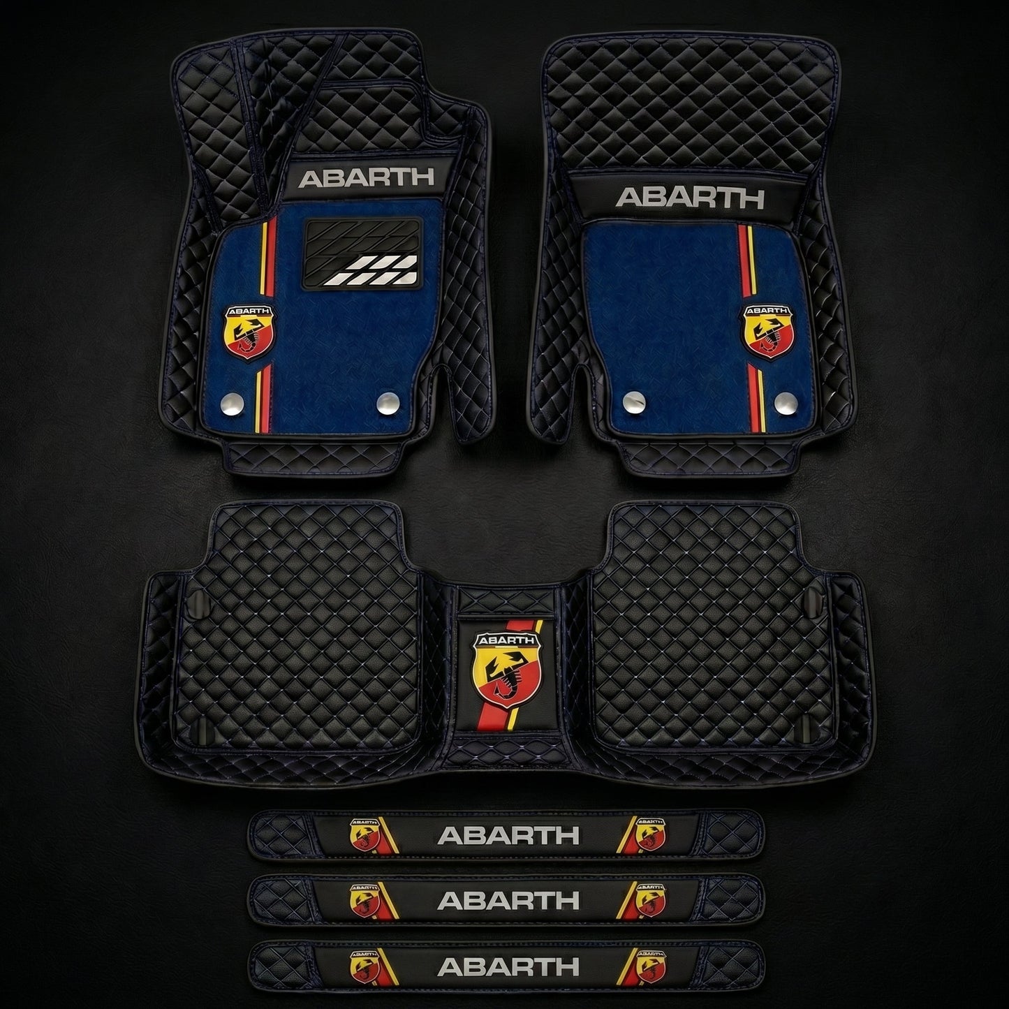 Set di tappetini auto premium, finitura in pelle – pulizia ed eleganza ogni giorno