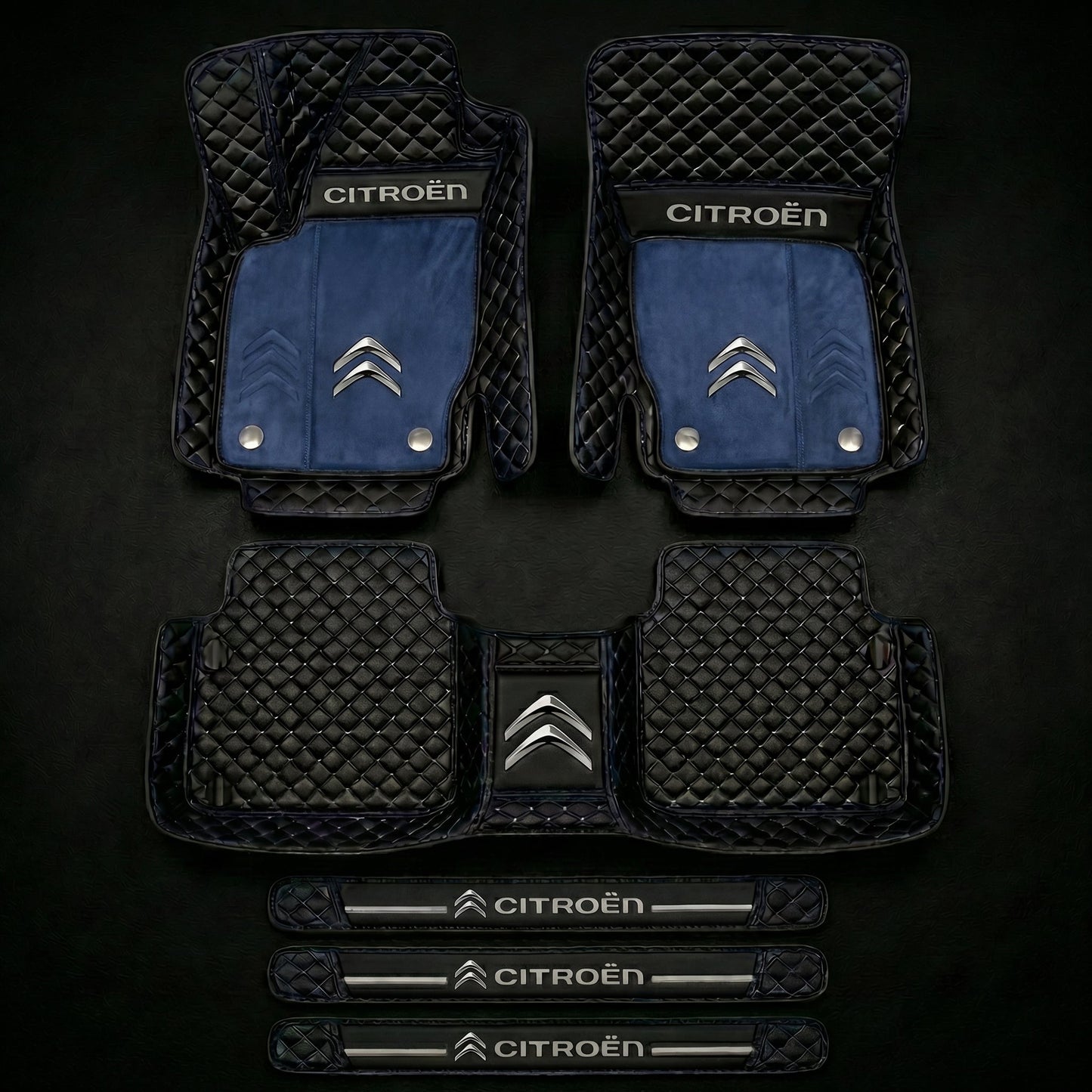 Set di tappetini auto premium, finitura in pelle – pulizia ed eleganza ogni giorno