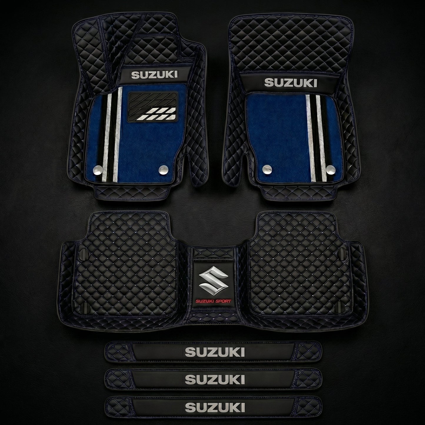 Set di tappetini auto premium, finitura in pelle – pulizia ed eleganza ogni giorno