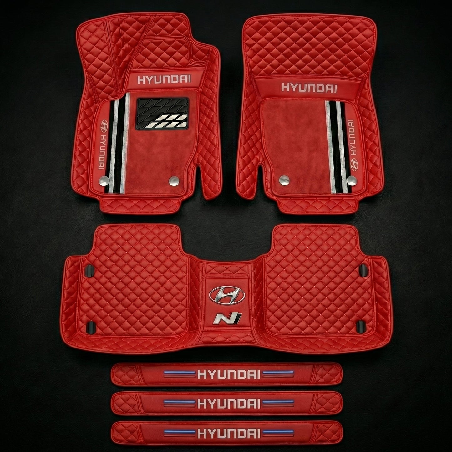 Set di tappetini auto premium, finitura in pelle – pulizia ed eleganza ogni giorno