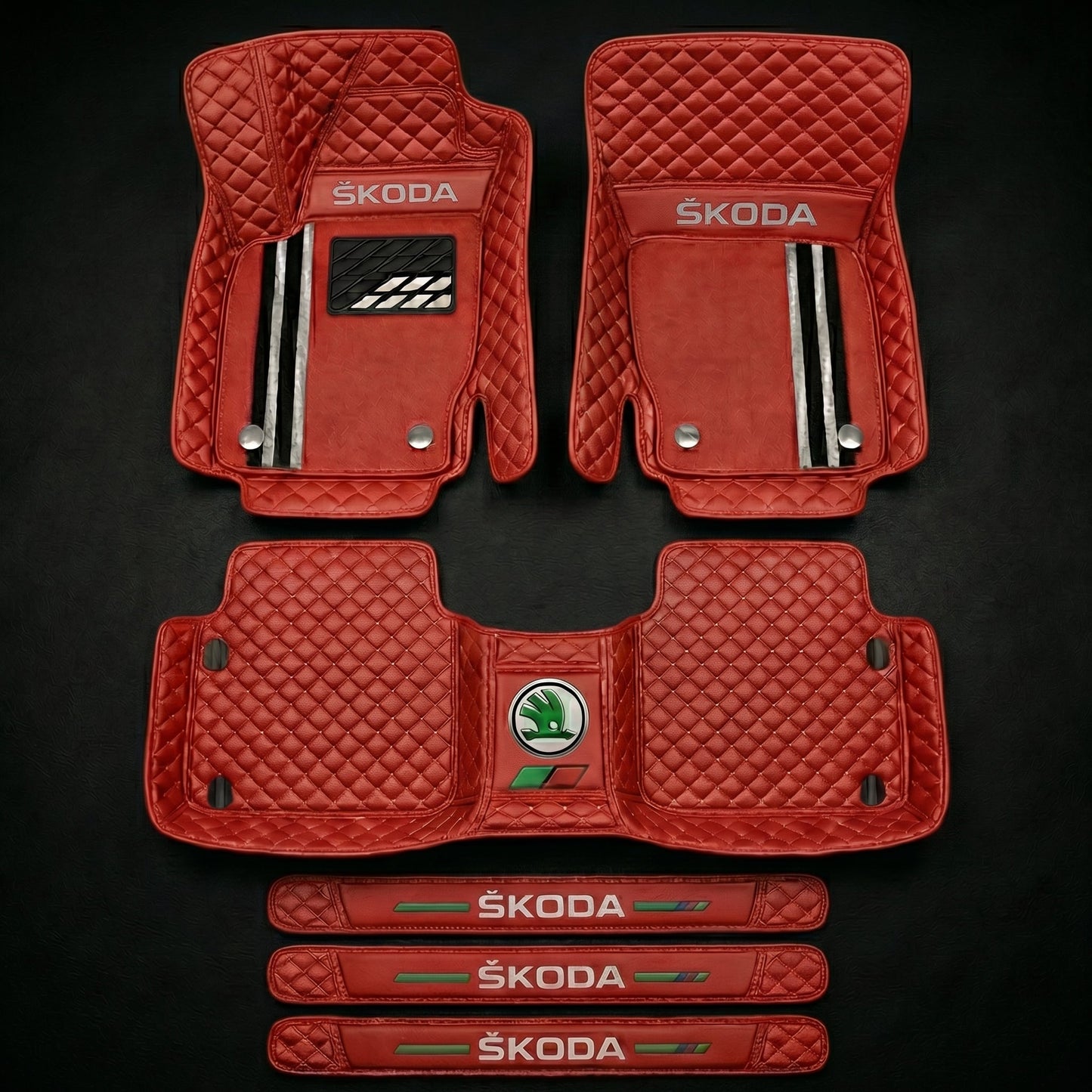 Set di tappetini auto premium, finitura in pelle – pulizia ed eleganza ogni giorno