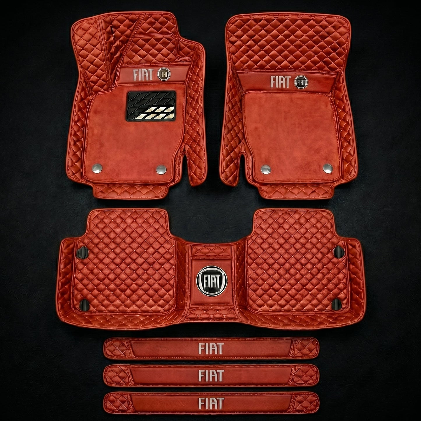 Set di tappetini auto premium, finitura in pelle – pulizia ed eleganza ogni giorno