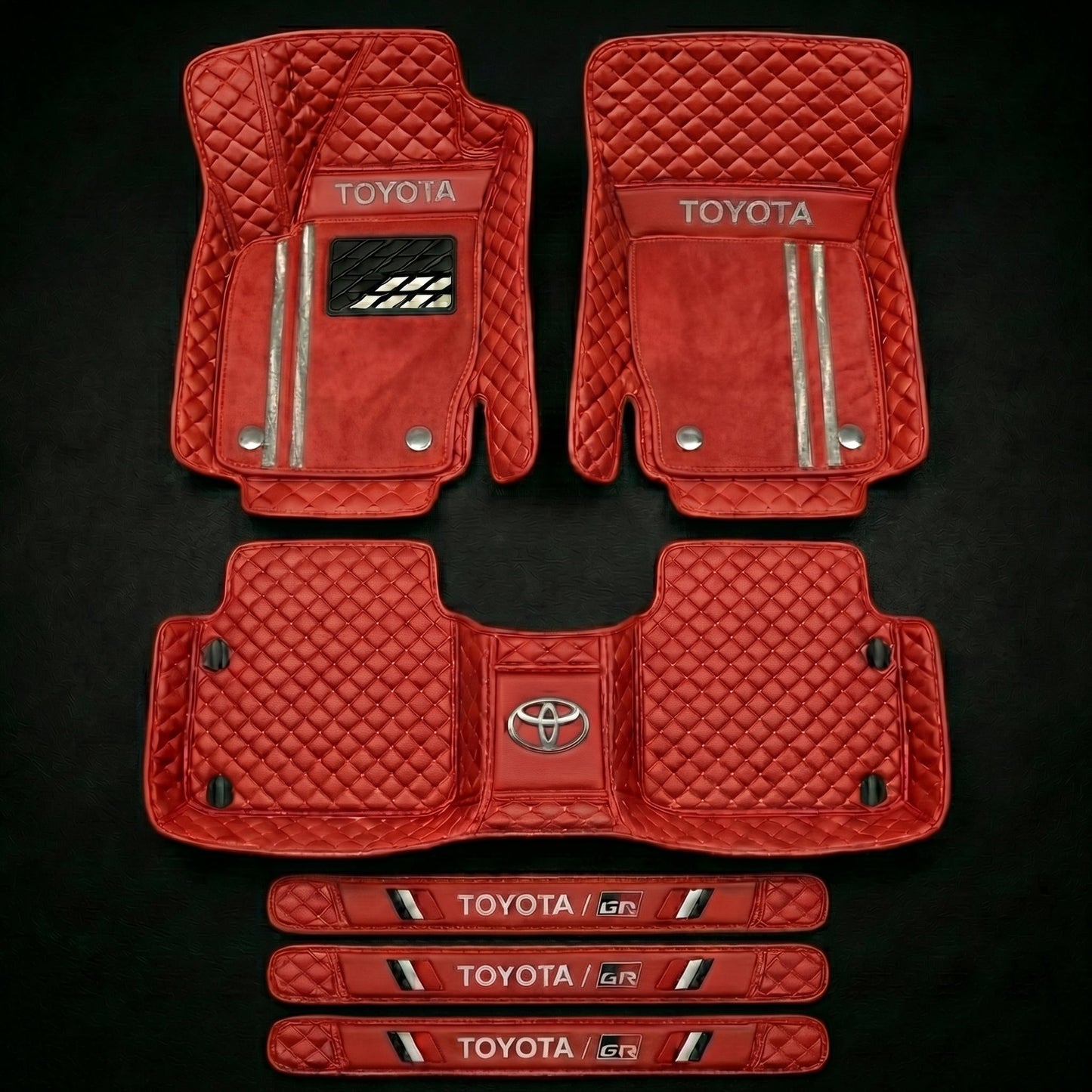 Set di tappetini auto premium, finitura in pelle – pulizia ed eleganza ogni giorno