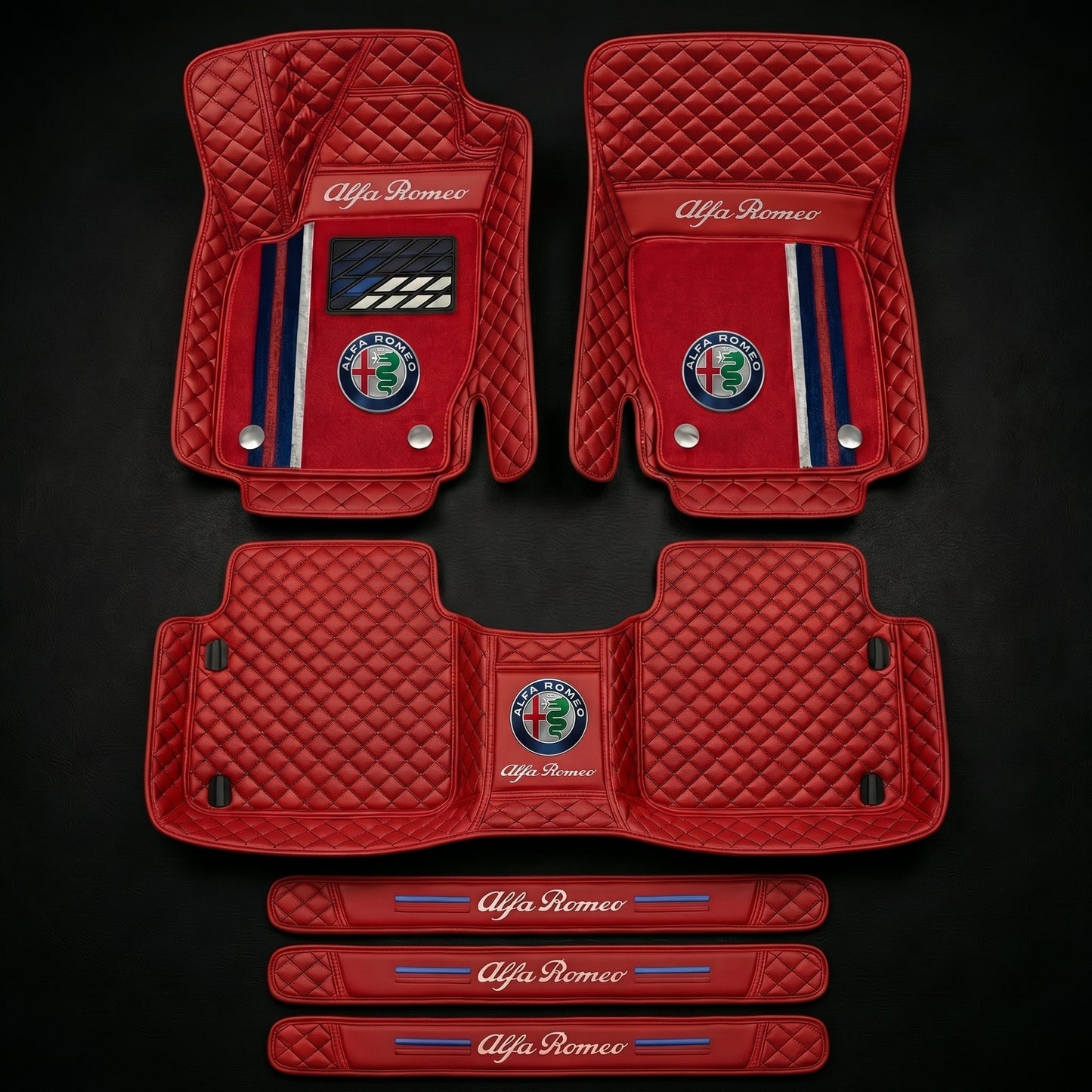 Set di tappetini auto premium, finitura in pelle – pulizia ed eleganza ogni giorno