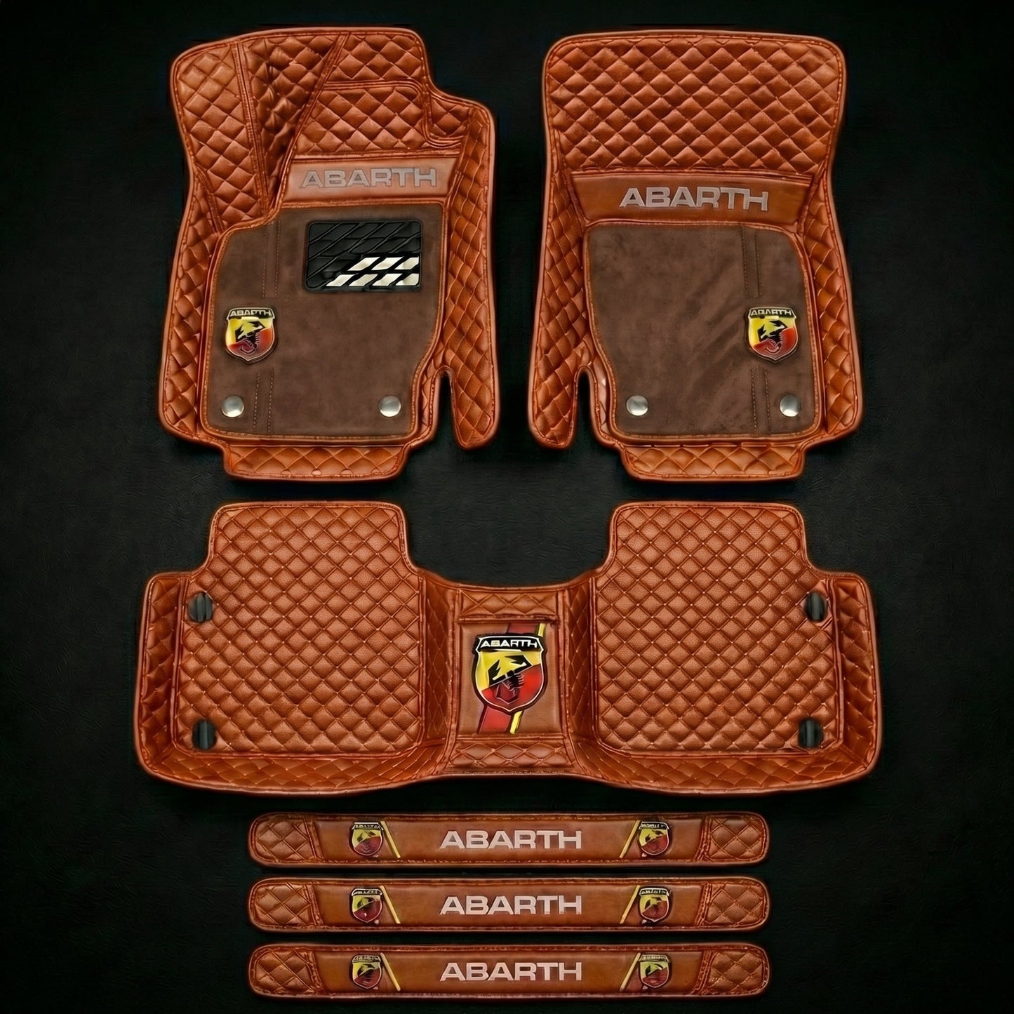 Set di tappetini auto premium, finitura in pelle – pulizia ed eleganza ogni giorno