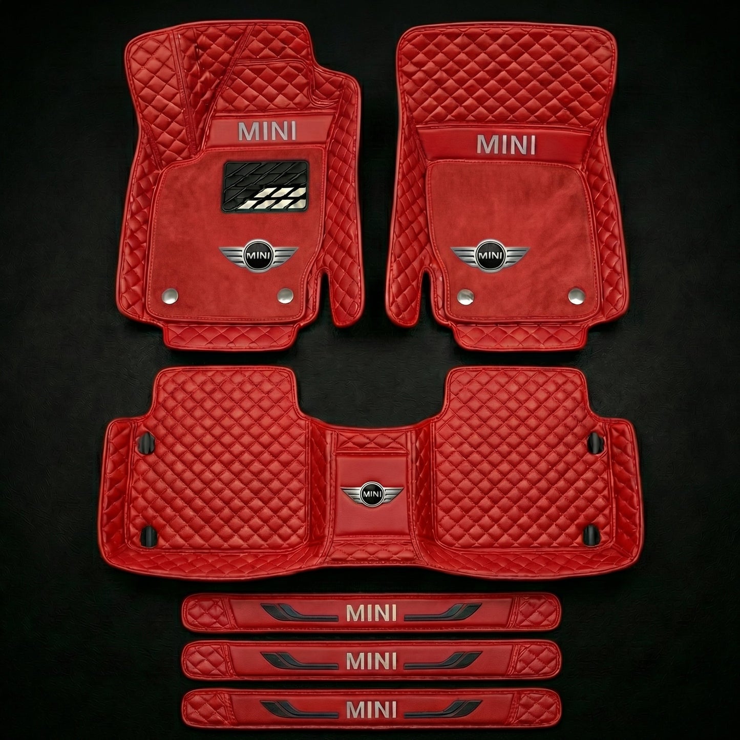 Set di tappetini auto premium, finitura in pelle – pulizia ed eleganza ogni giorno